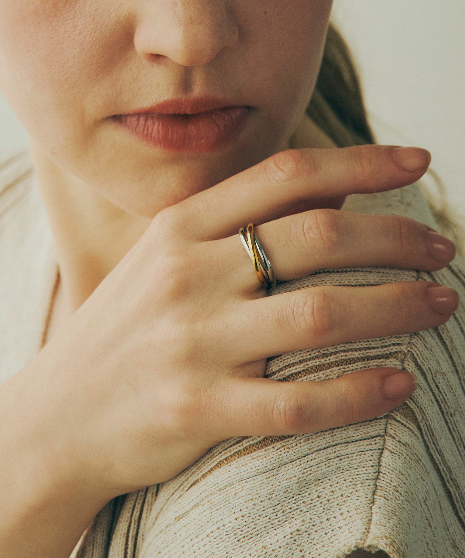 トリプル 3連ステンレスリング