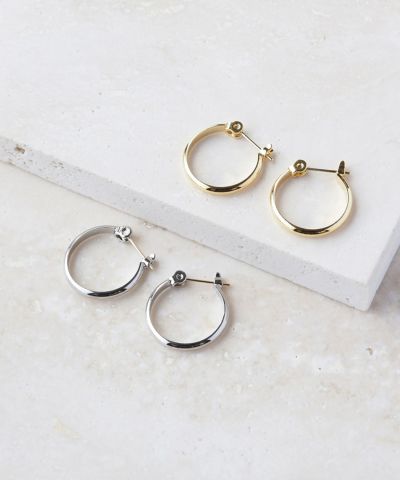 k18ポストピアスセット チャンキーフープK18ポストピアス | 【公式】MUK ONLINE SHOP