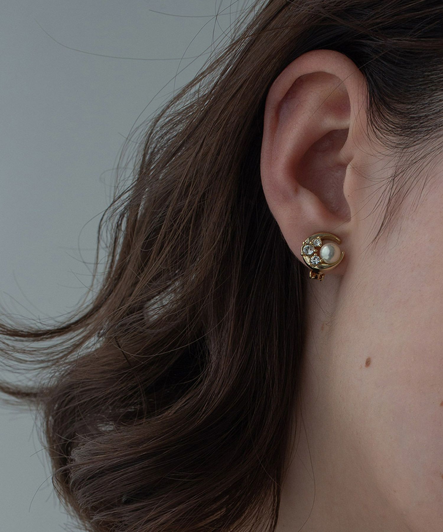 ムーンパールイヤリング【JUNO PREMIUM】