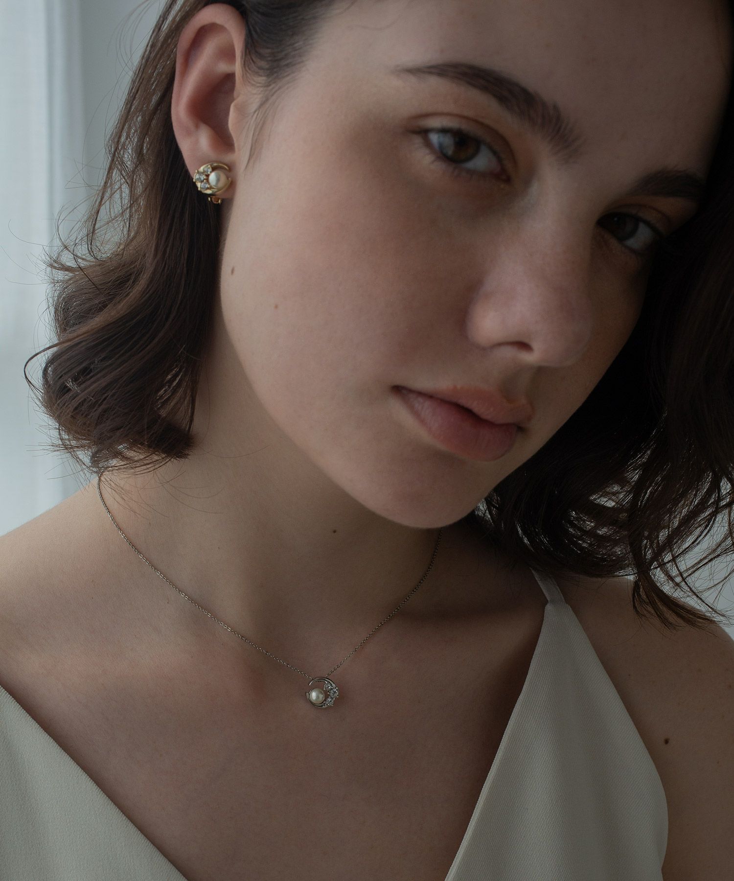 ムーンパールイヤリング【JUNO PREMIUM】