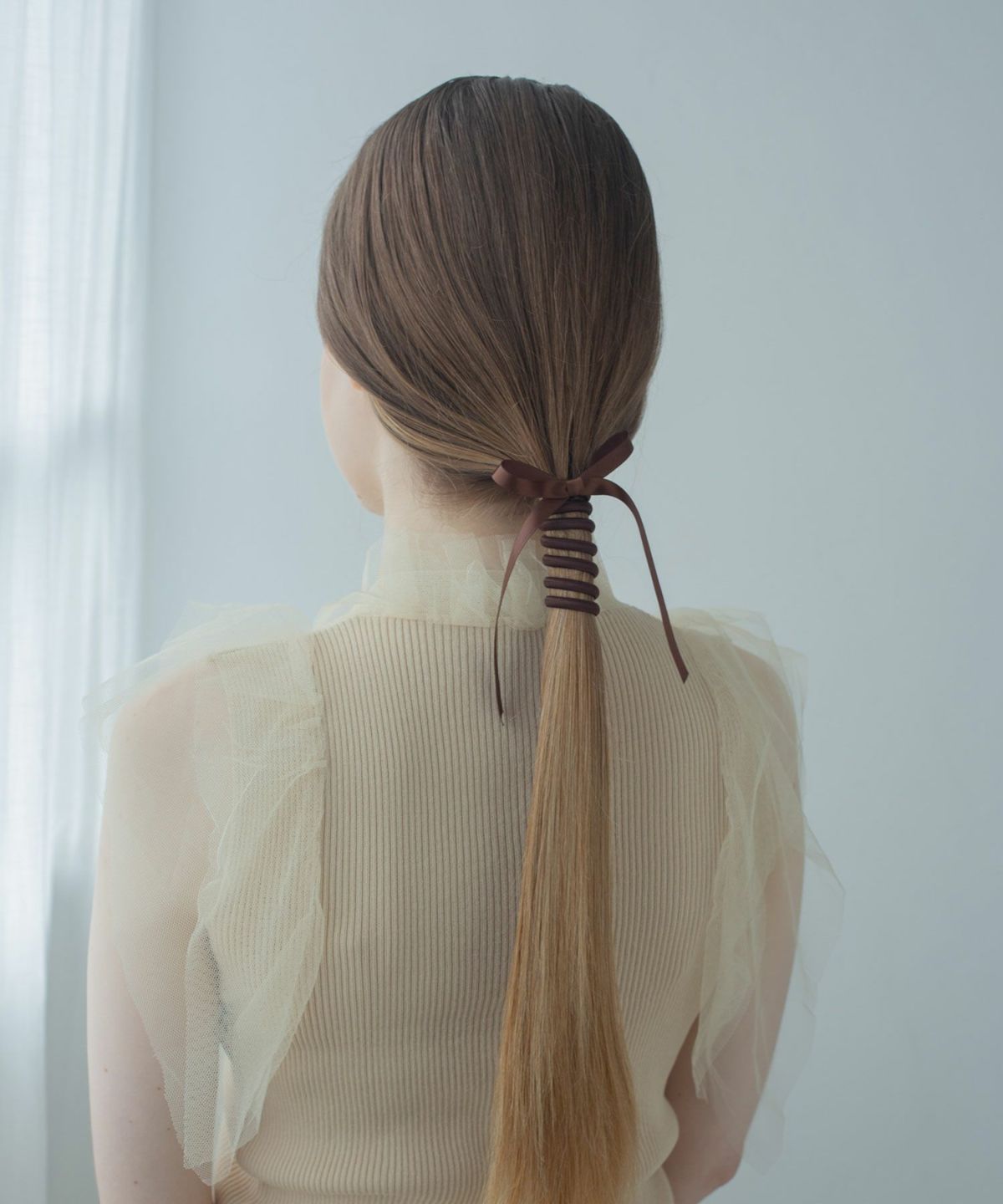 リボンファブリッククルクルコイルアップ