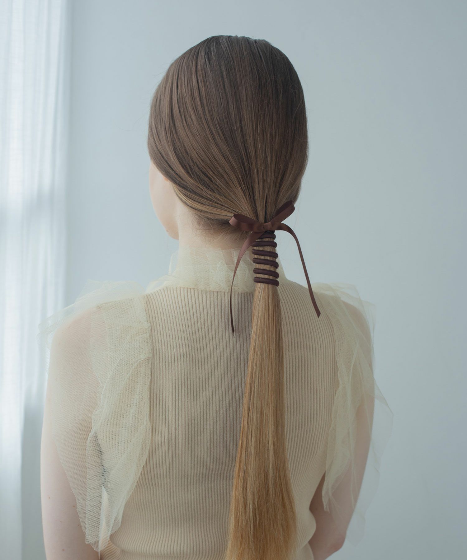 リボンファブリッククルクルコイルアップ