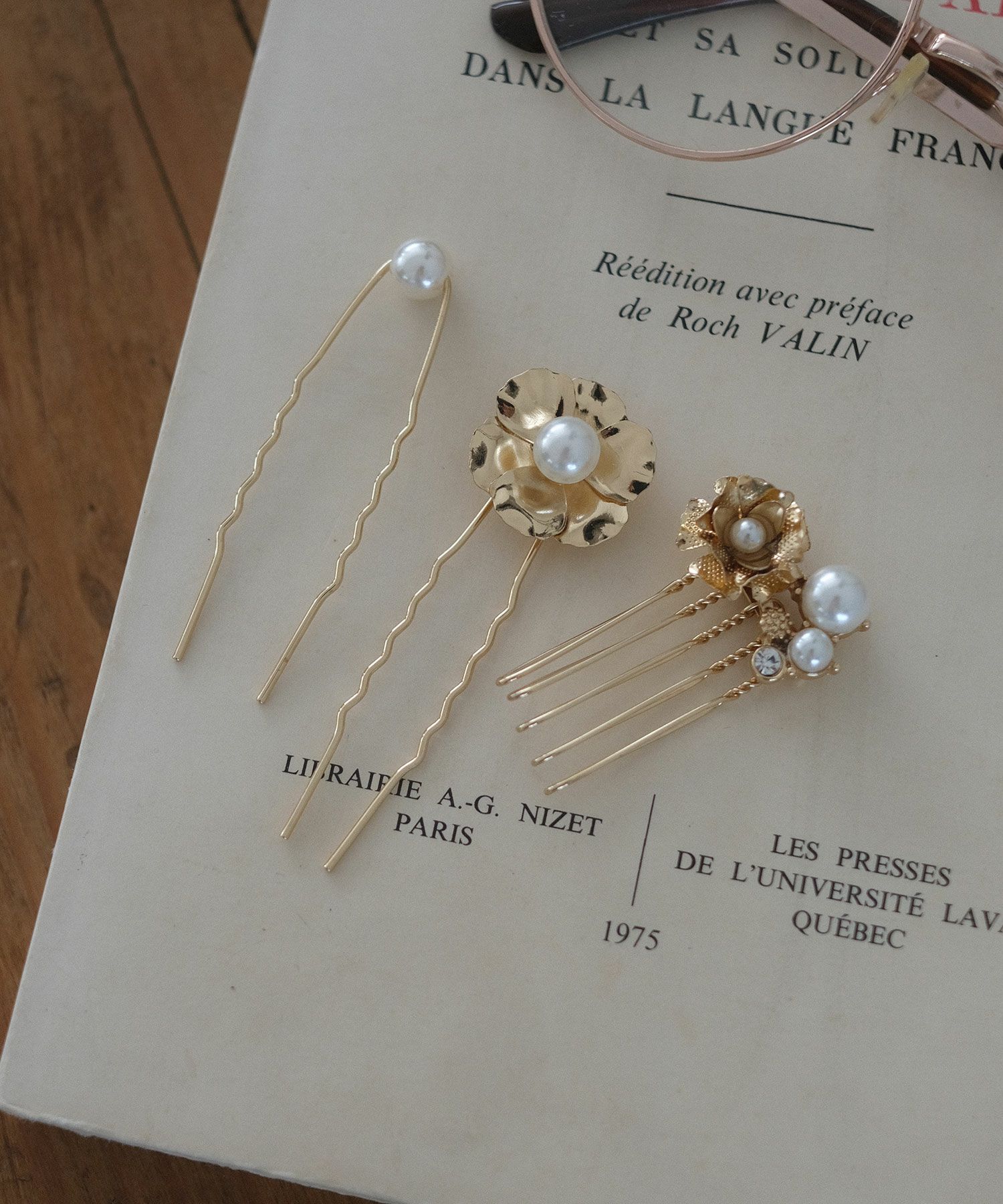 フラワーＵピンコームセット