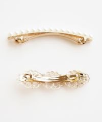 CHANELバレッタ　レース　パール メタルレース&パールバレッタ | 【公式】MUK ONLINE SHOP｜人気