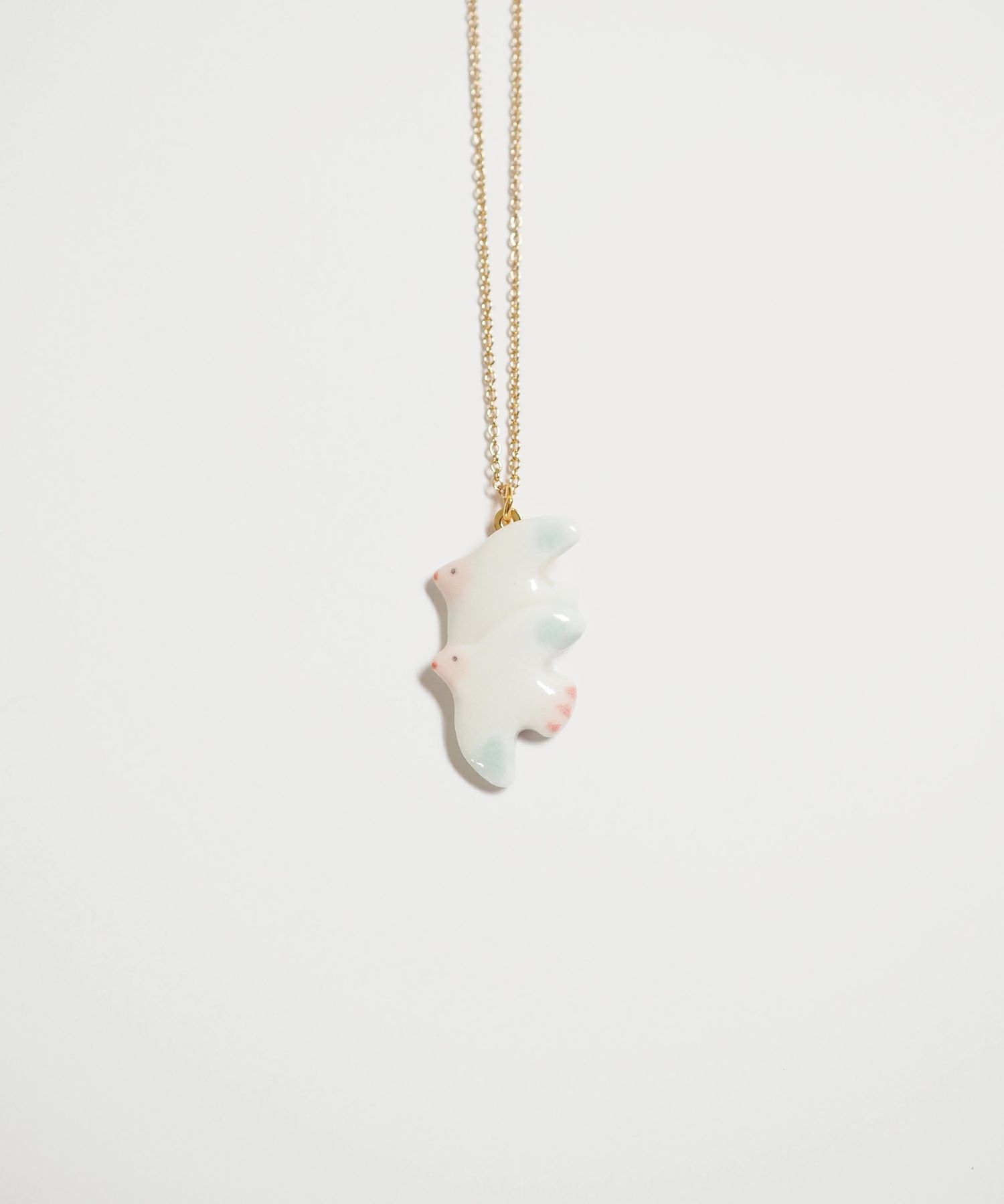 美濃焼タイルハトネックレス【七窯社】