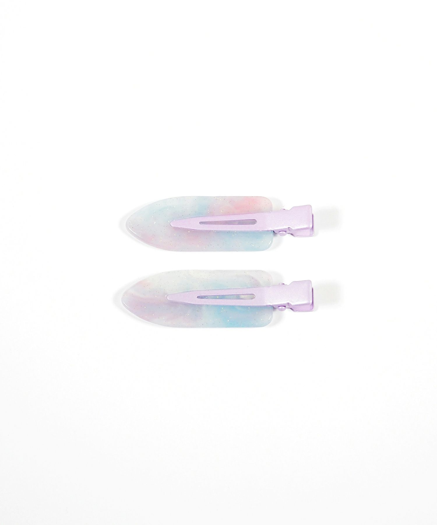 カラー前髪クリップ2個セット