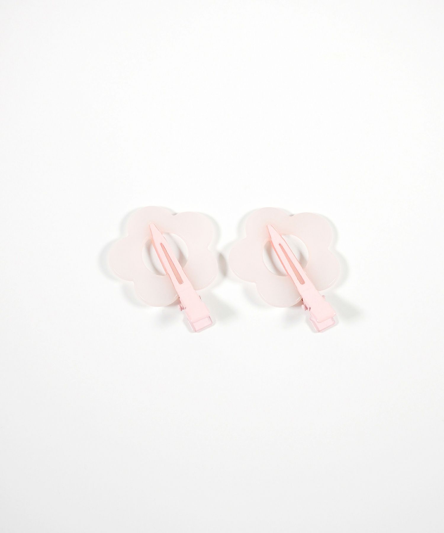 フラワー前髪クリップ2個セット