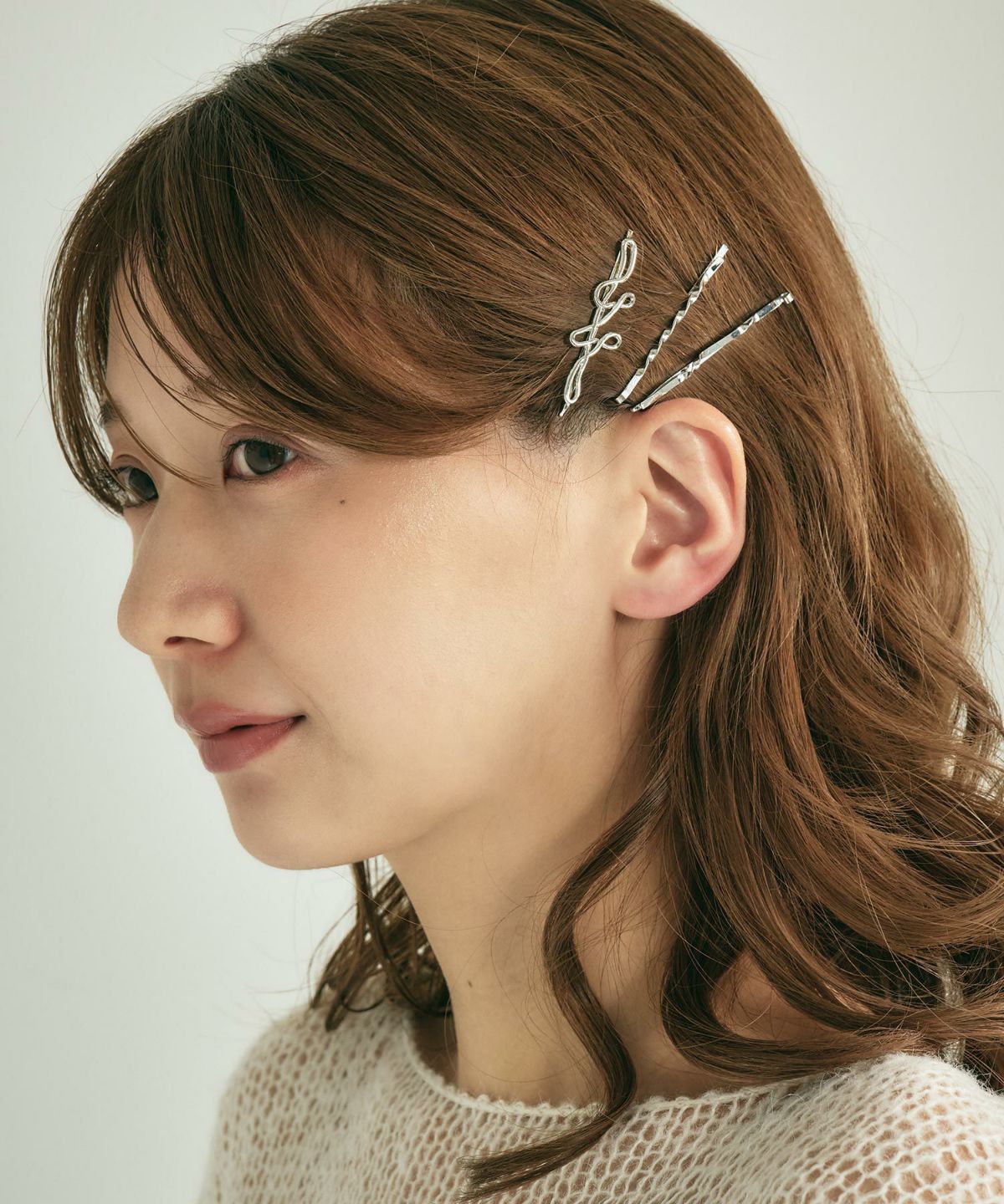 ツイストメタルセットヘアピン