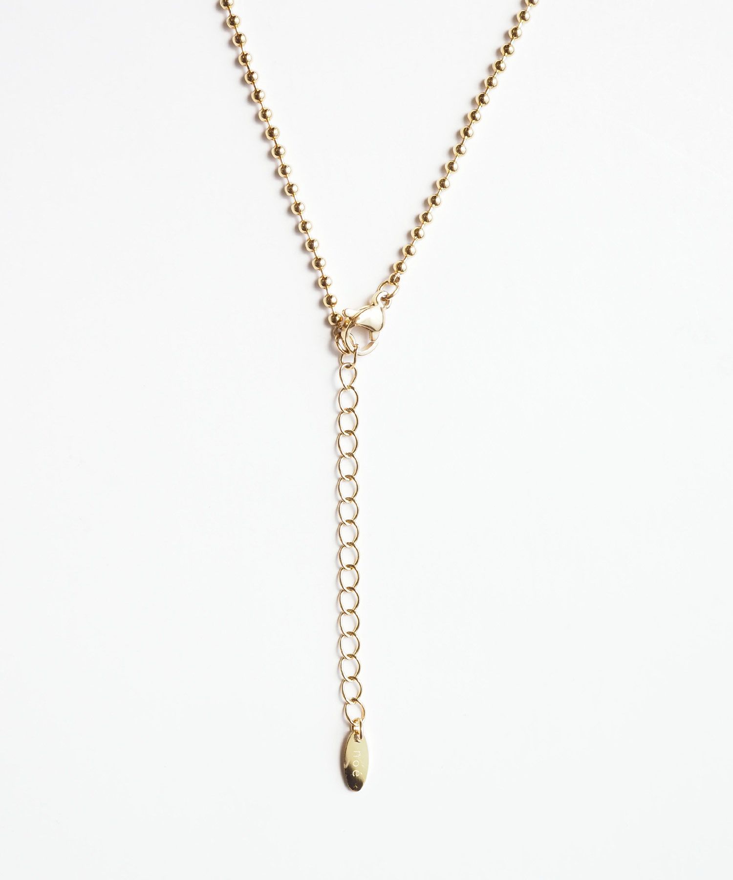 ボールチェーンステンレスネックレス