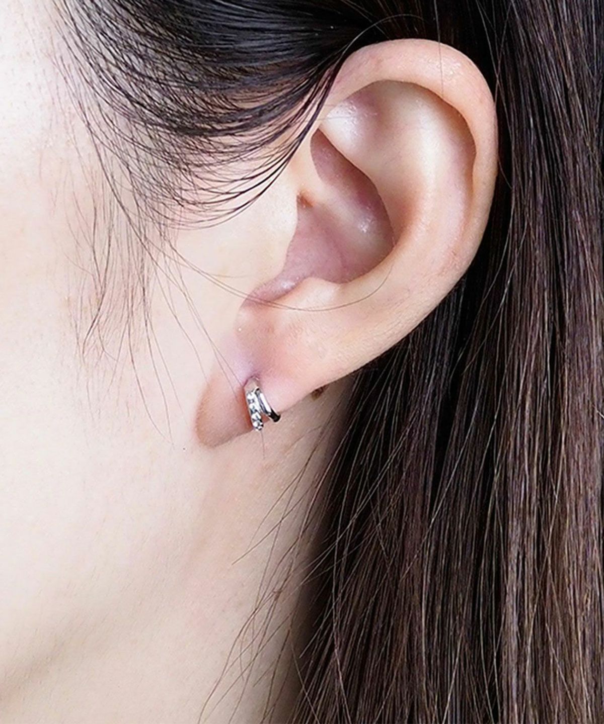 ダブルラインステンレスピアス