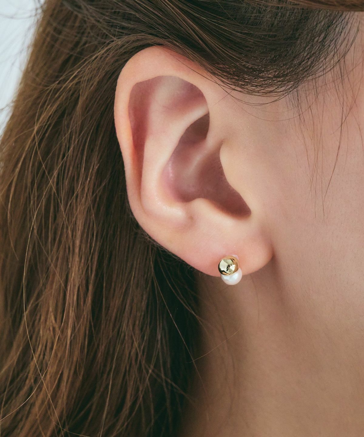 【web限定】メタルパールセラミックポストピアス