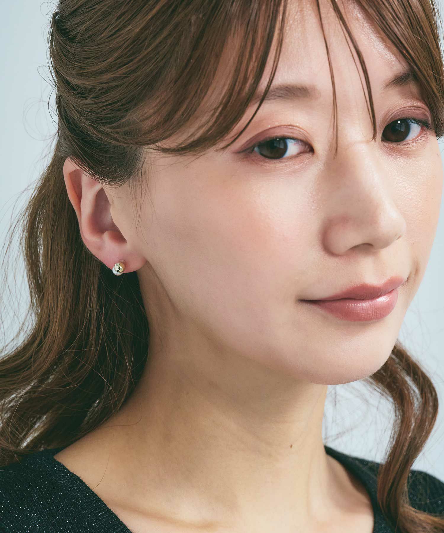 【web限定】メタルパールセラミックポストピアス