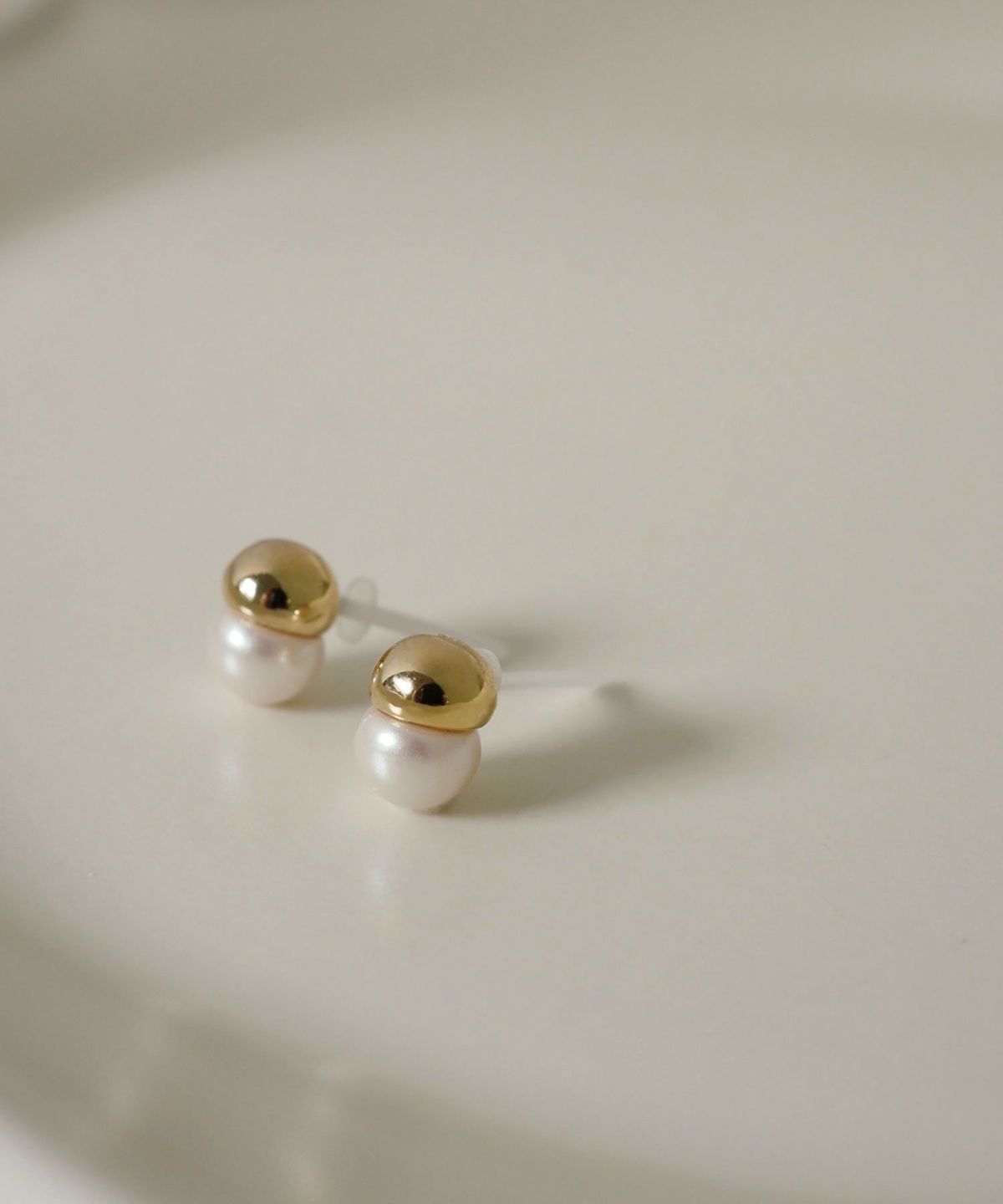 【web限定】メタルパールセラミックポストピアス