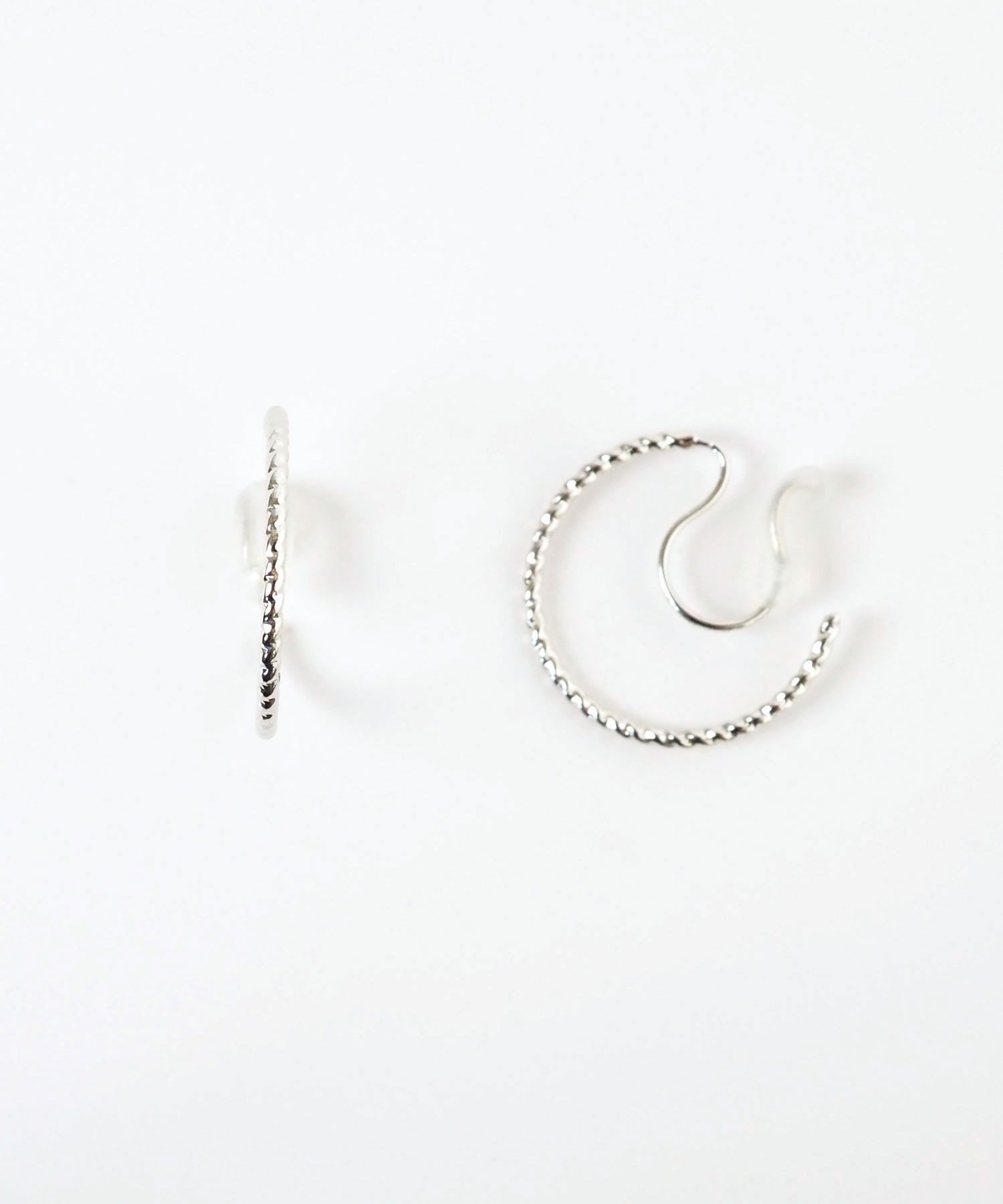 【web限定】スリムメタルノンホールイヤリング