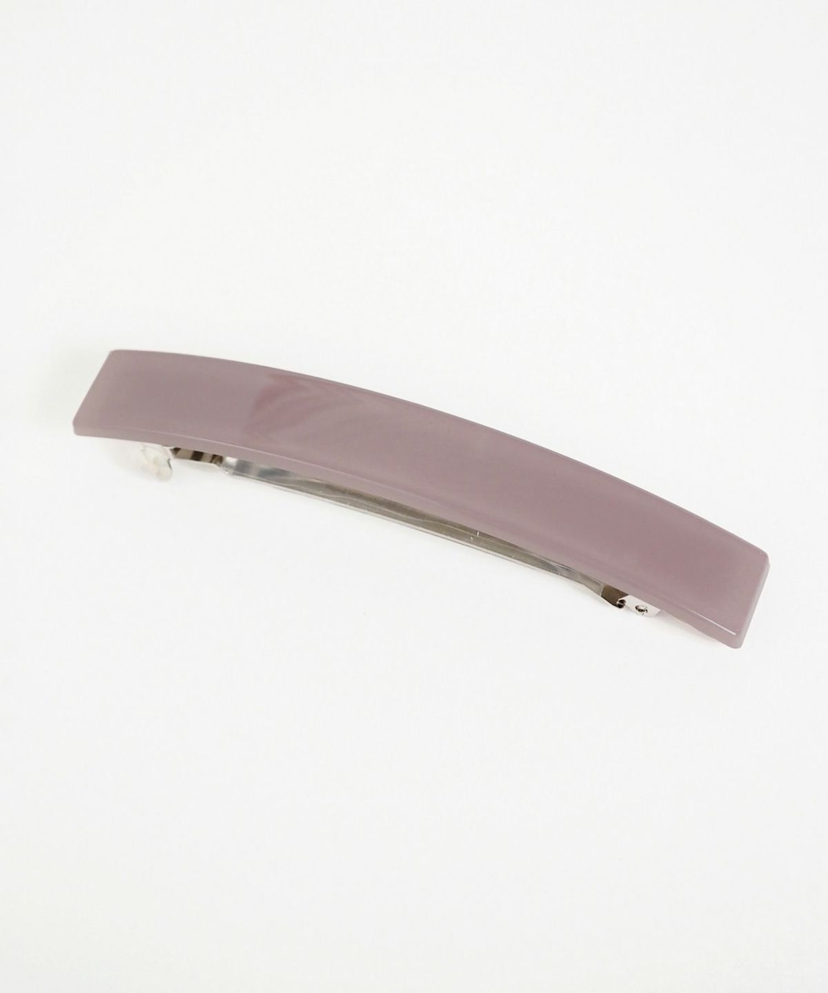 ピタッとズレないロングスクエアバーバレッタ