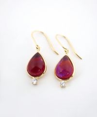 SV925]ドロップオーロラガラスピアス | 【公式】MUK ONLINE SHOP