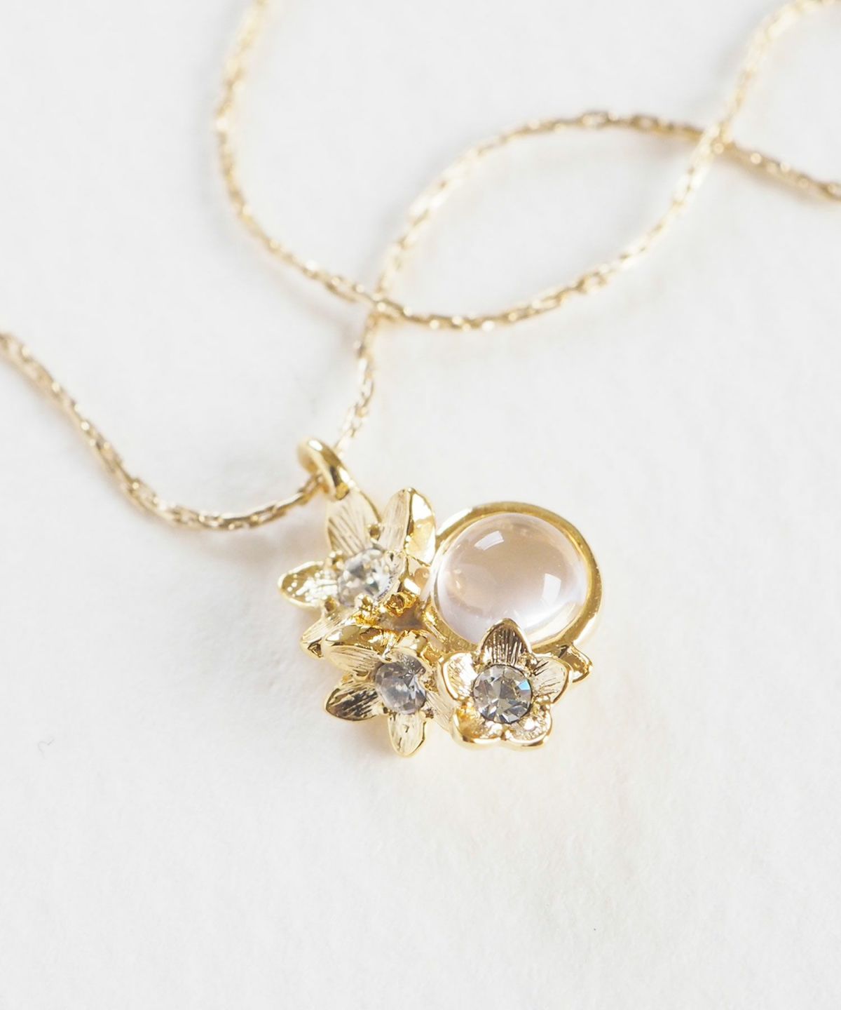 ナチュラルストーンブーケットネックレス【MUK Dreamy stone】