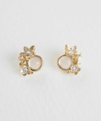 ナチュラルストーンブーケットチタンポストピアス【MUK Dreamy stone】