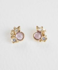 ナチュラルストーンブーケットチタンポストピアス【MUK Dreamy stone】