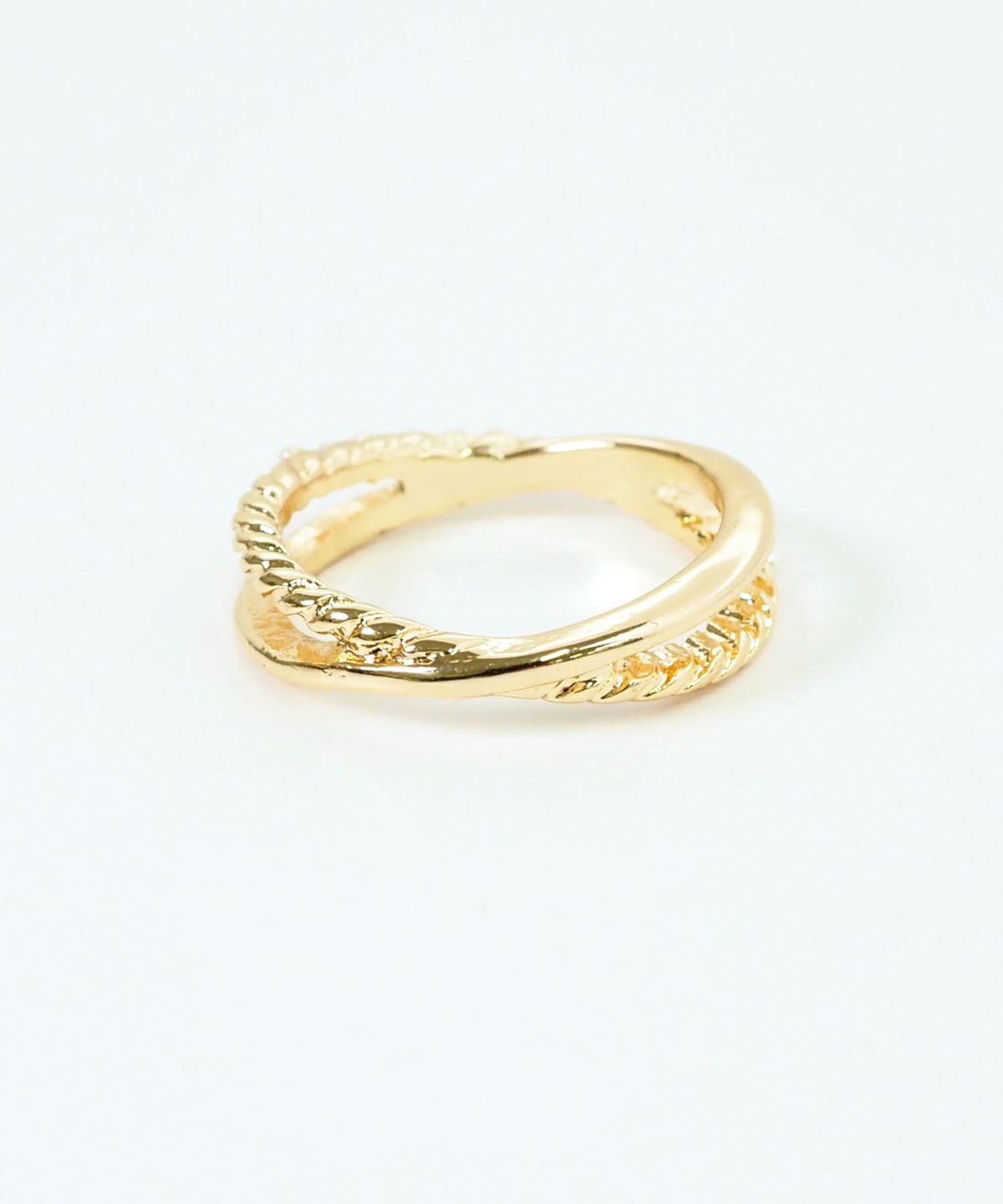 パールラインクロスリング