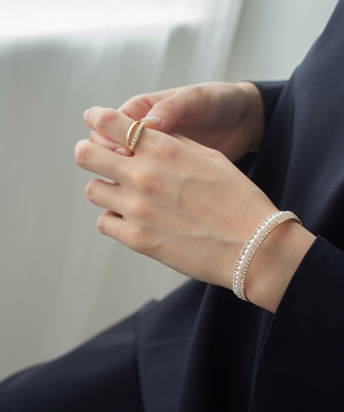 ダブルラインパールリング