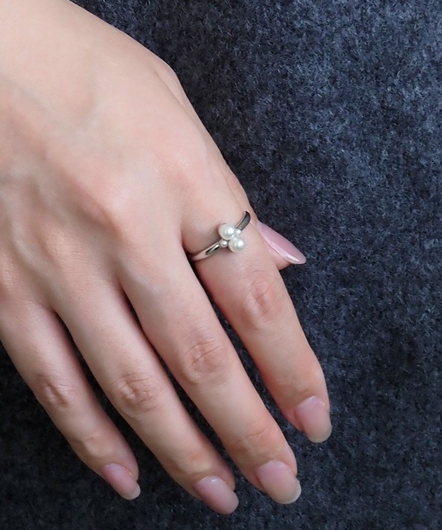 ダブルパールポイントリング