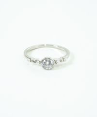 ポイントストーンパールリング