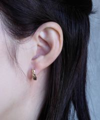 ツイストメタルセットサージカルステンレスポストピアス