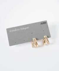 ピアス　刻印 ラインストーン ラインストーンスティックピアス | Azureen