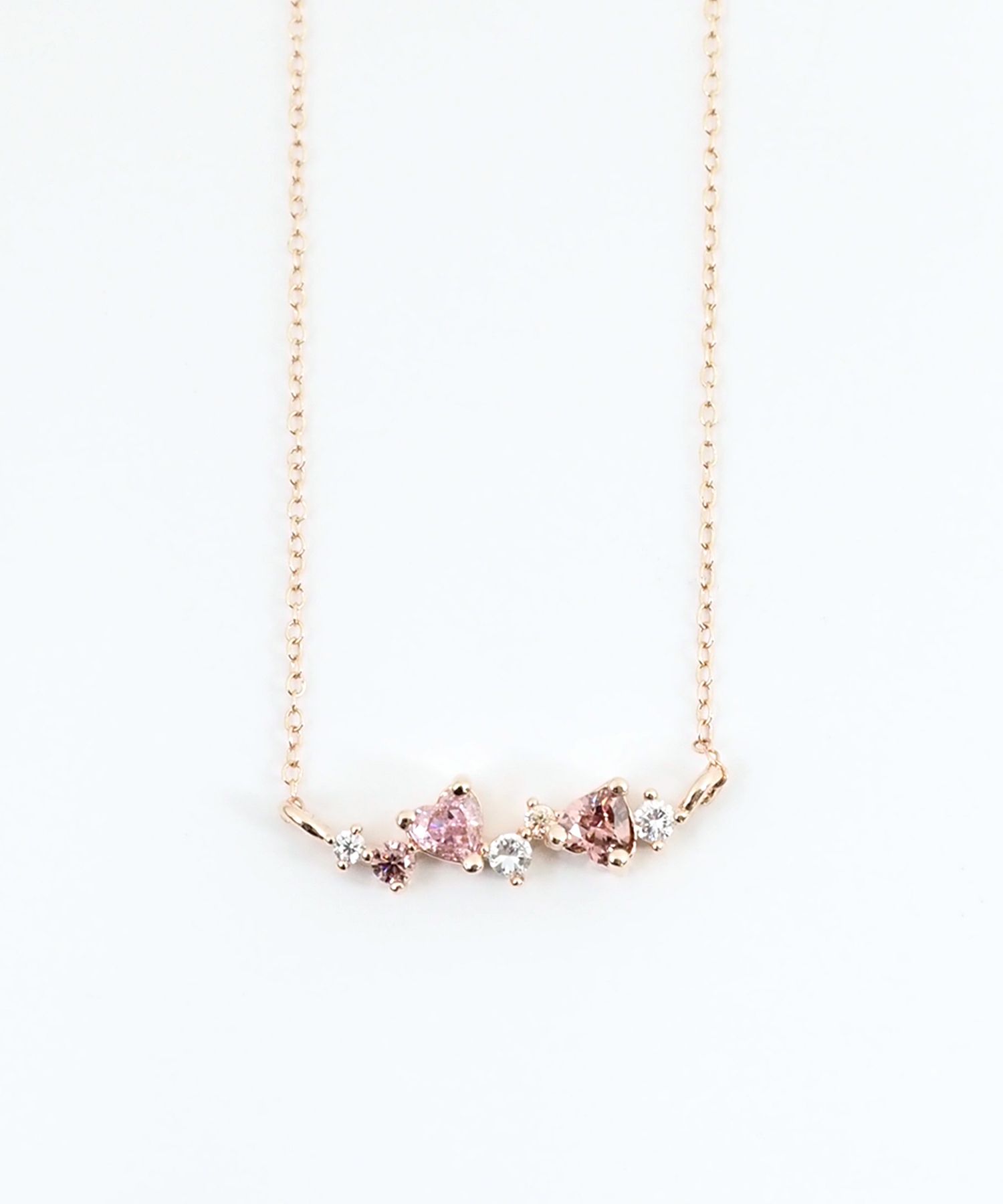 ストーンプティハートネックレス【MUK shady sophy】