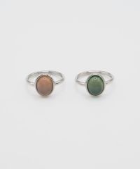 カラーアクリルサージカルステンレスリング