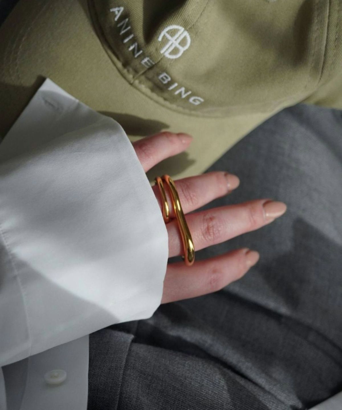 プランプメタルダブルリング