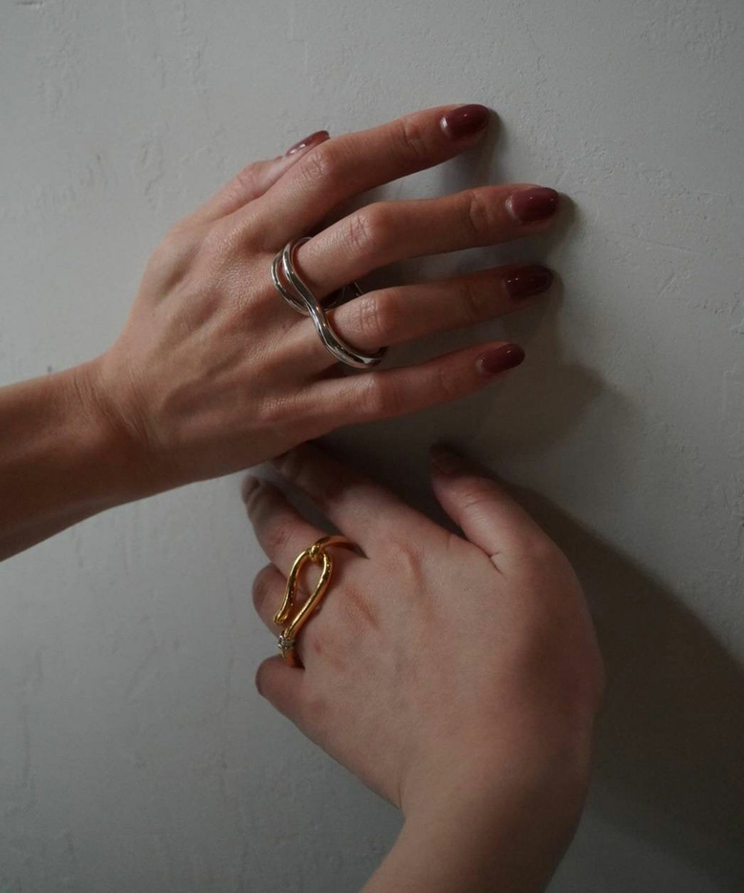 プランプメタルダブルリング