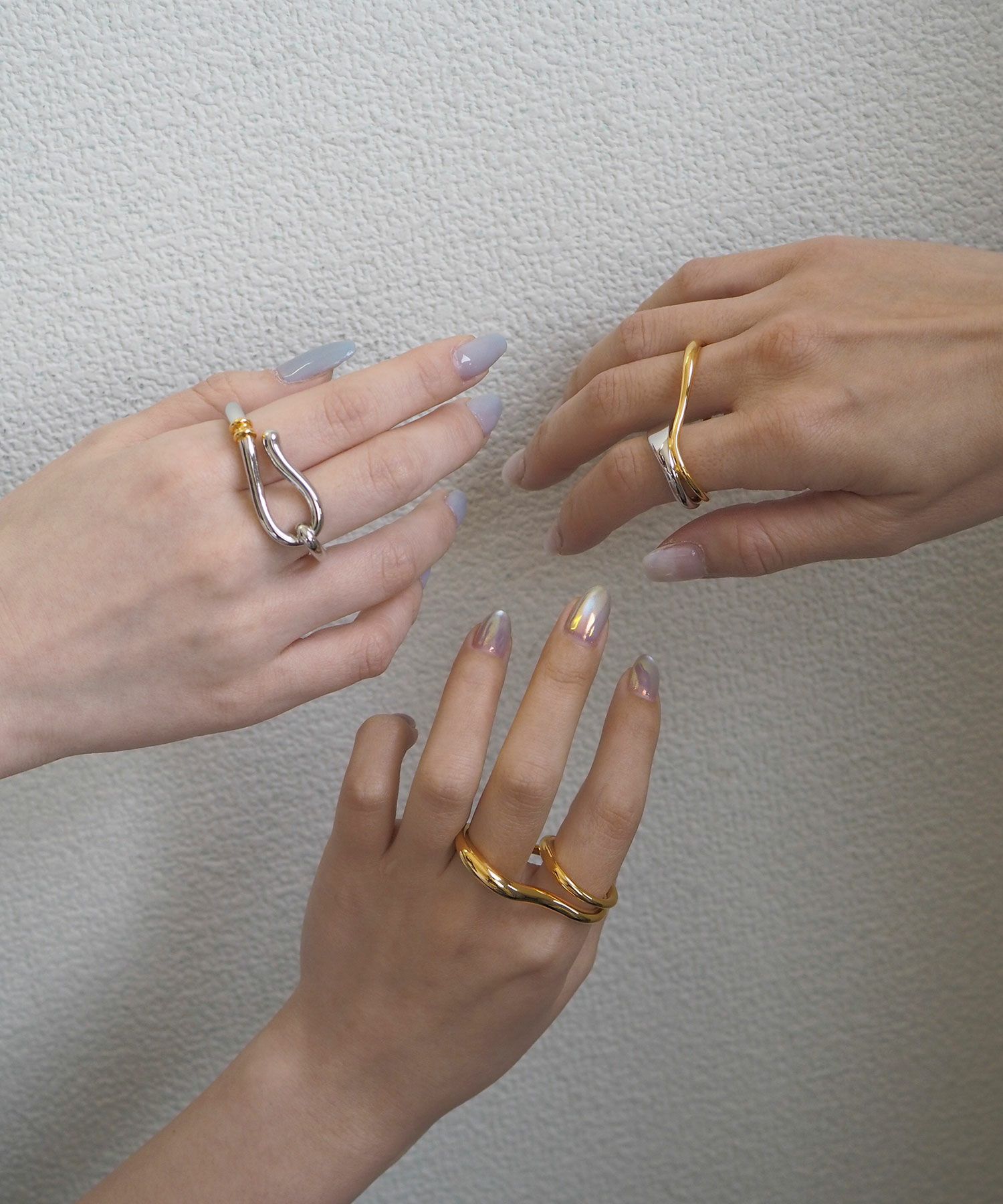 プランプメタルダブルリング