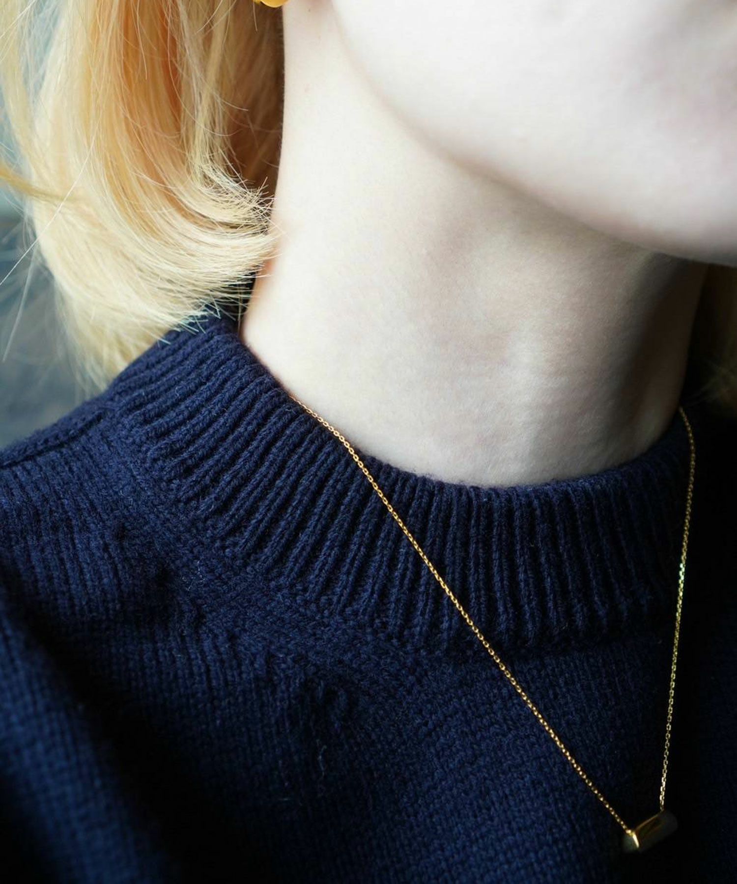 スクエアラインネックレス