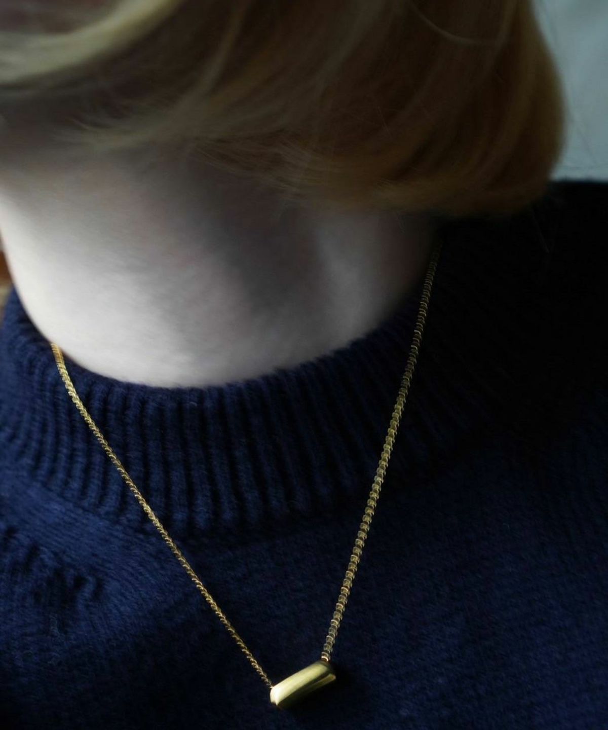 スクエアラインネックレス