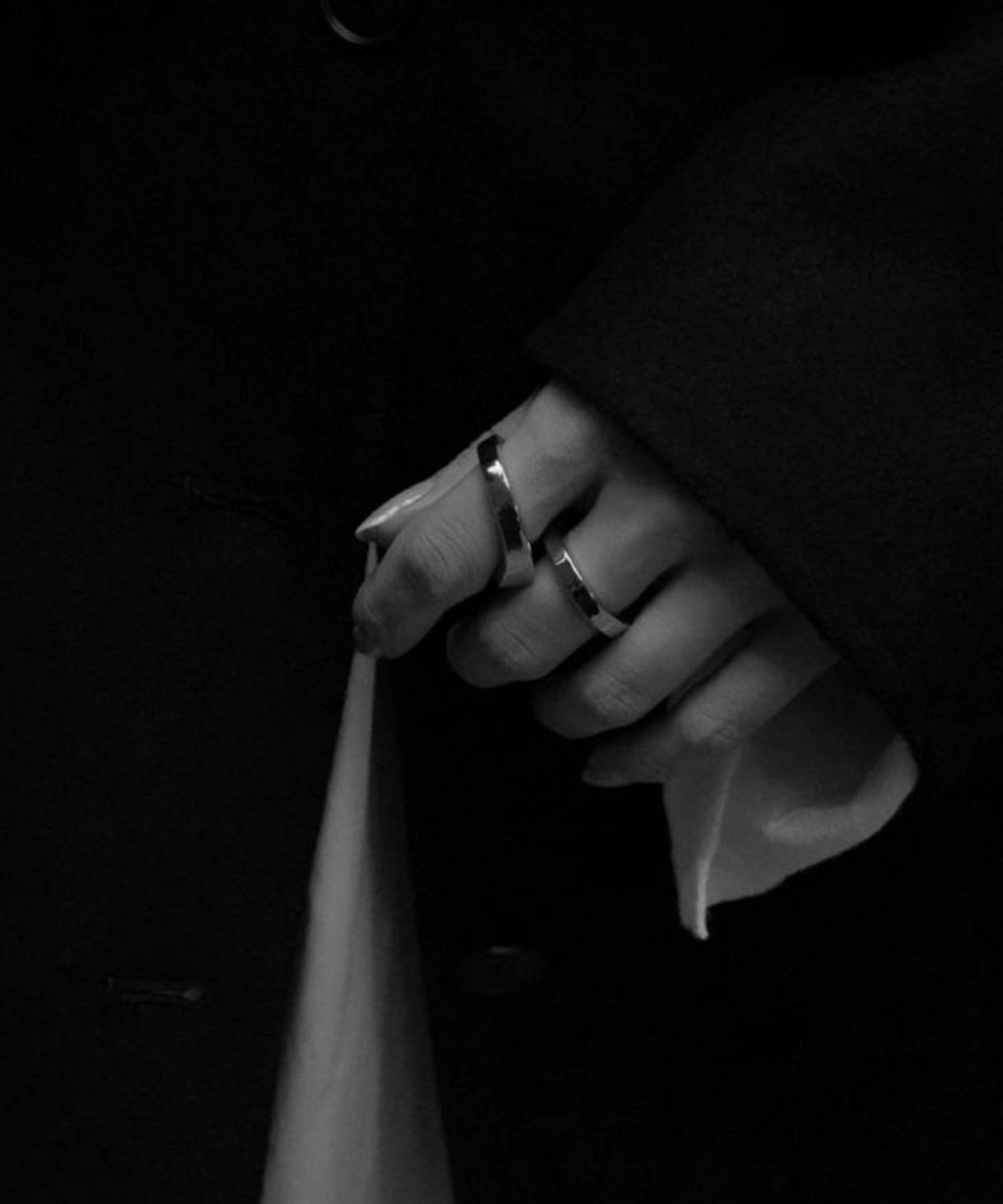 スクエアラインダブルリング