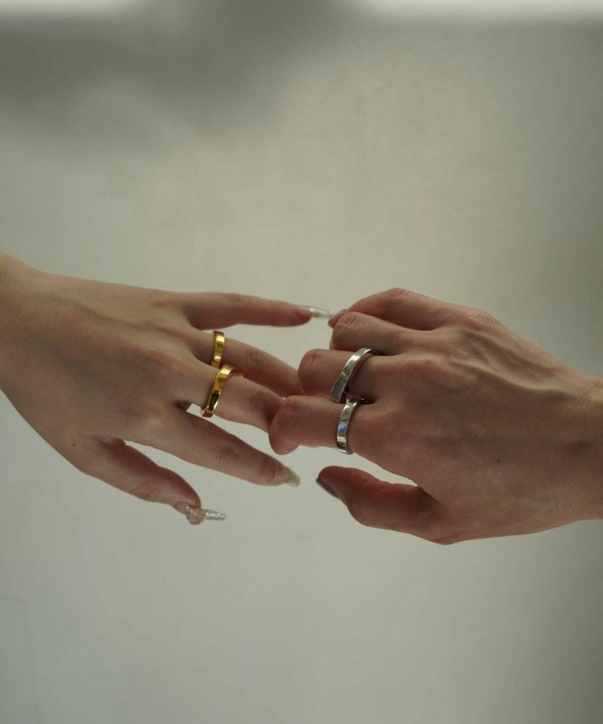 スクエアラインダブルリング