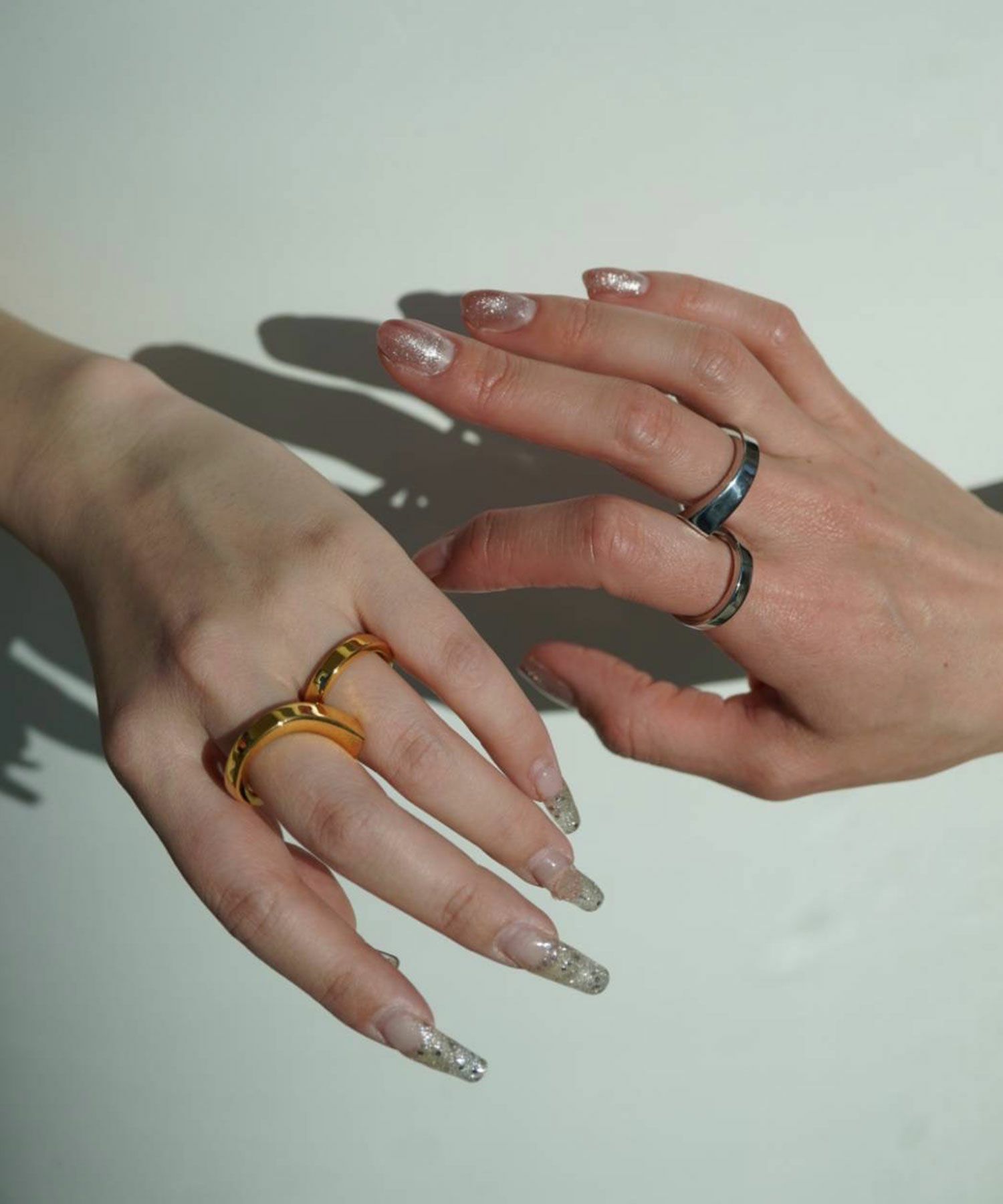 スクエアラインダブルリング