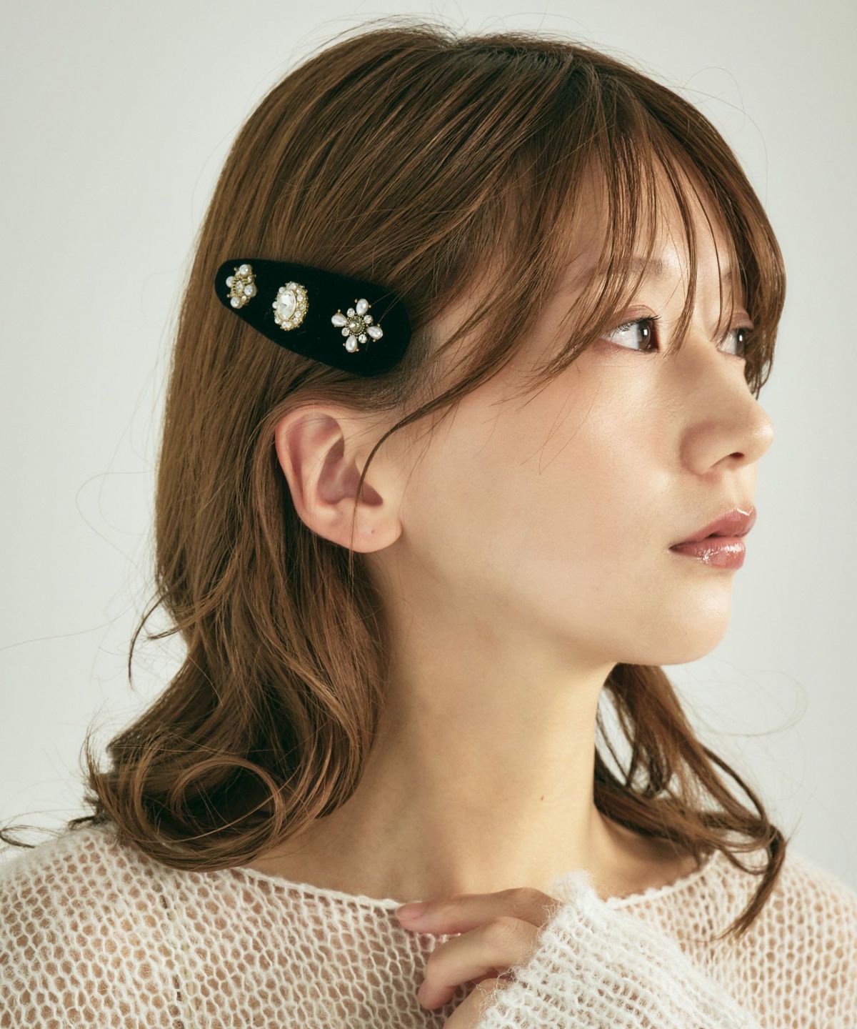 ぷぷぅ❣️ ビジューベロアトップパッチンピン | 【公式】MUK ONLINE SHOP｜人気