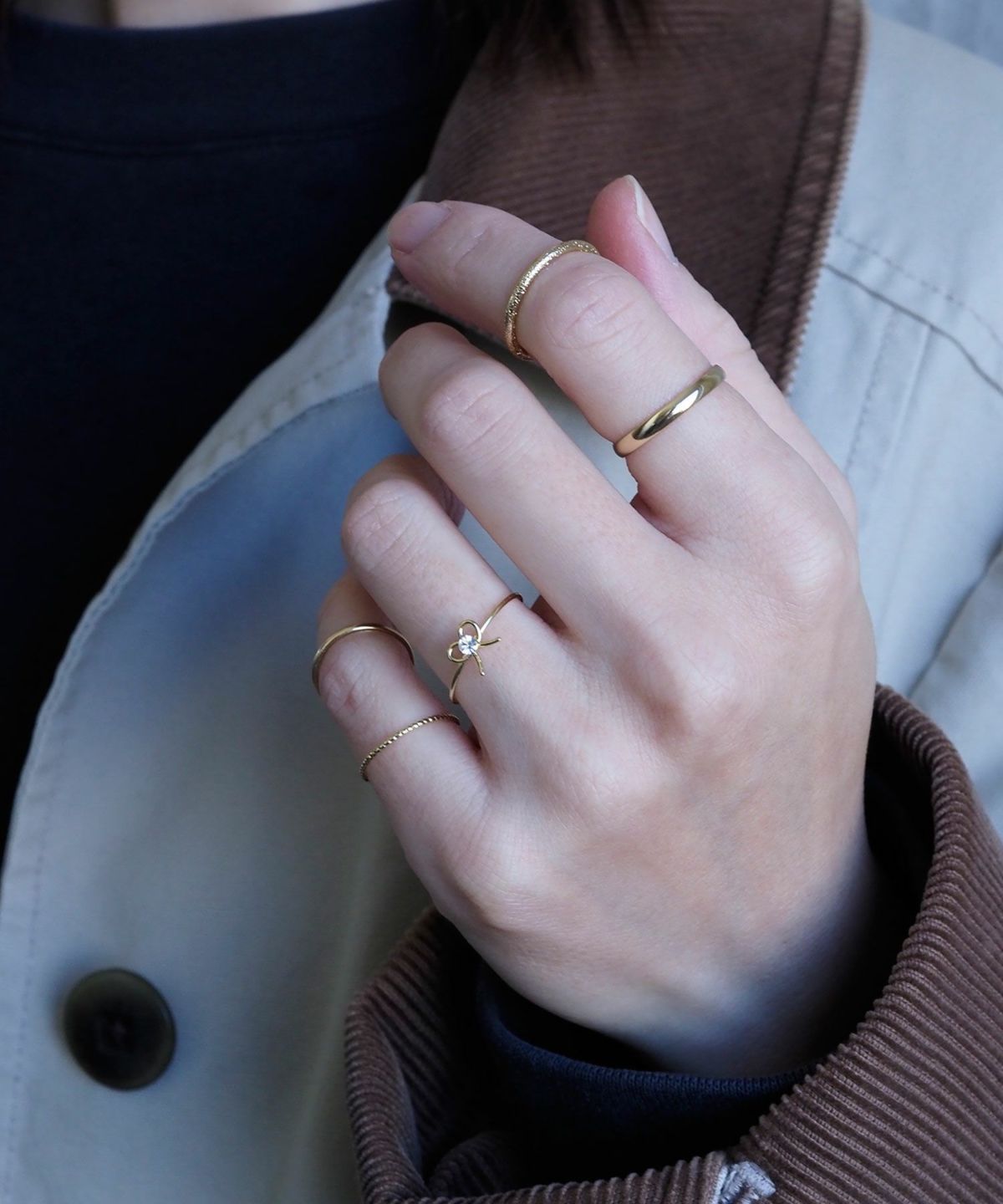 プティリボンセットリング