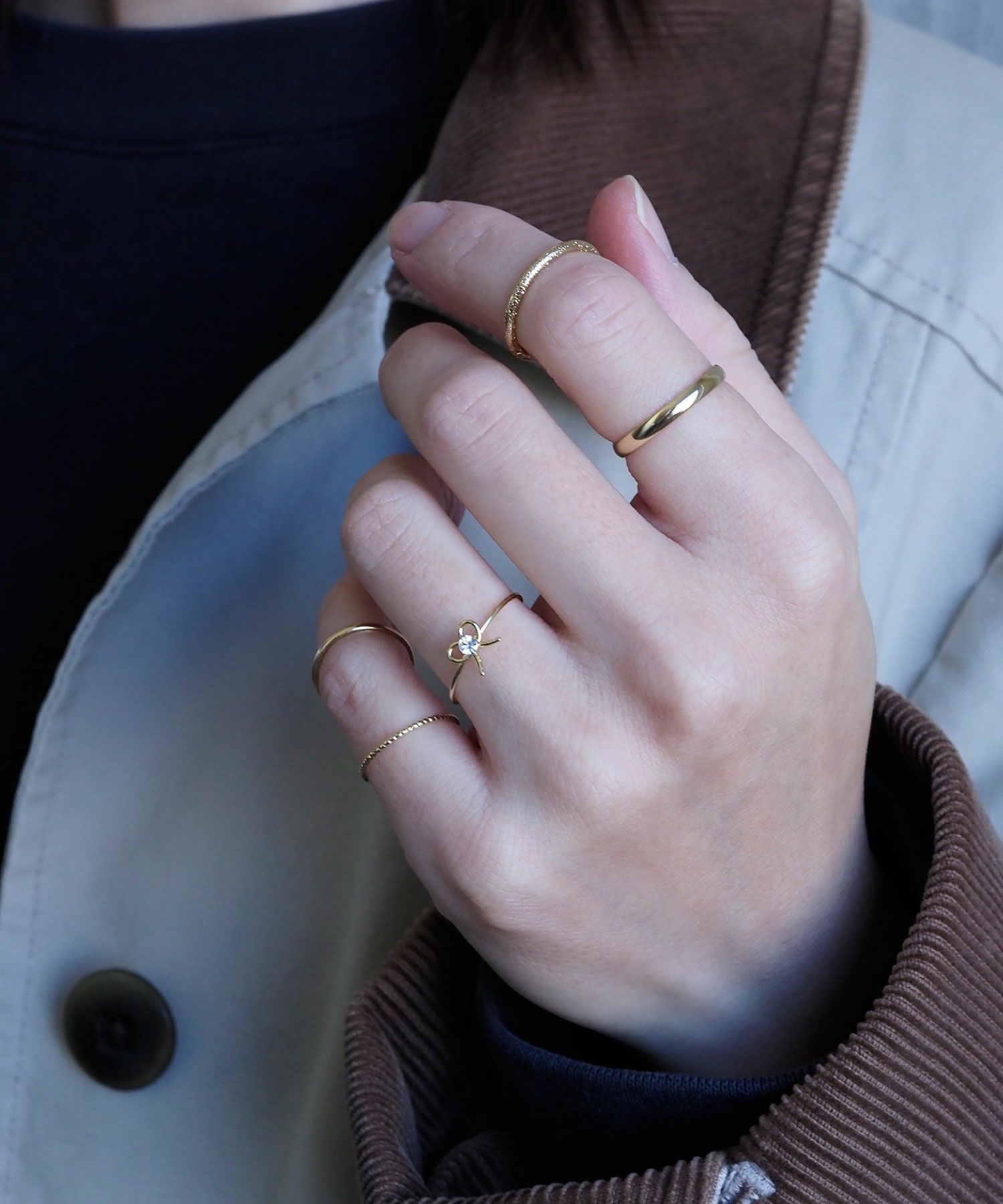 プティリボンセットリング