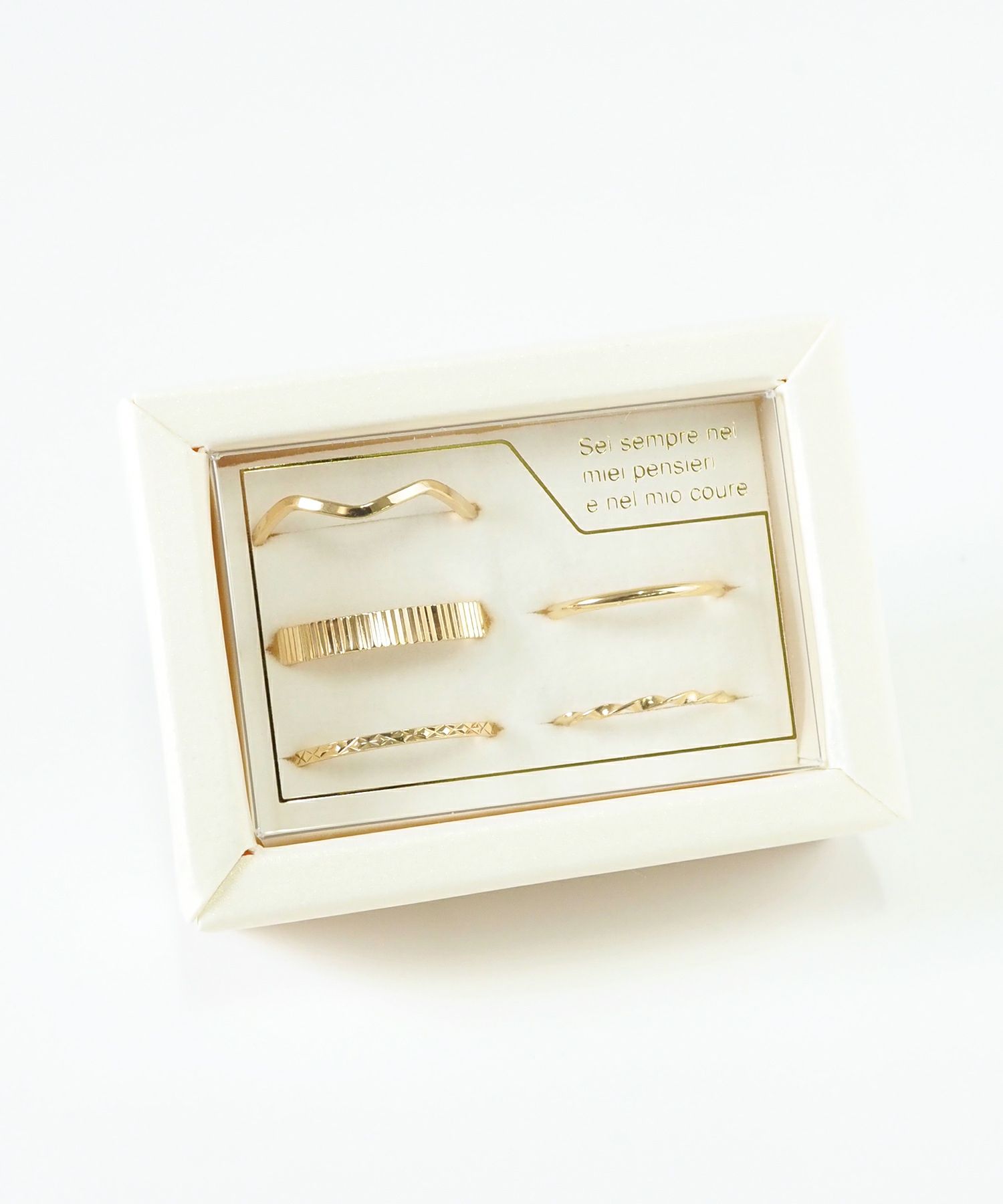 バーティカルラインセットリング | 【公式】MUK ONLINE SHOP｜人気