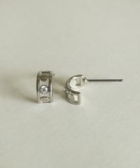 ジルコニアリングピアス