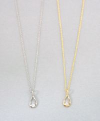 ブラウン　マザーオブパール　ドロップライン　ネックレス ゆうパケット】ステンレス製 ネックレス ロングネックレス 金属