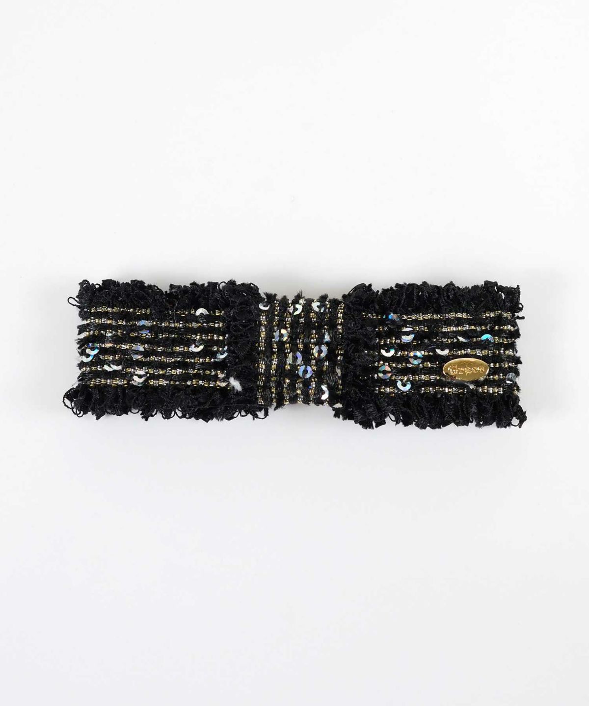 ツイードパッチンピン【Grace】