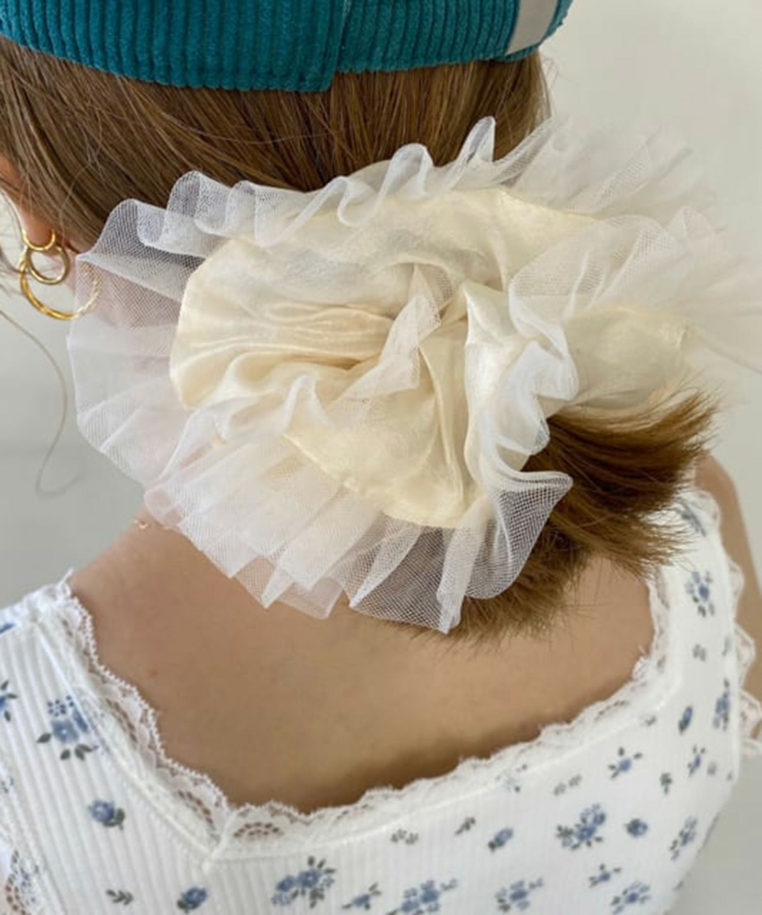 チュールフリルビッグシュシュ【Grace】