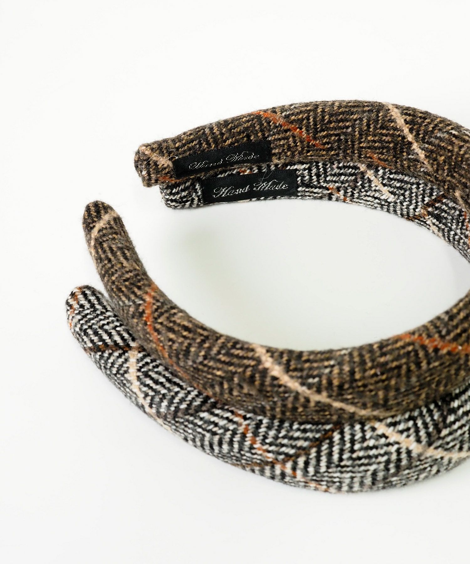 ぷっくりチェックワイドカチューシャ