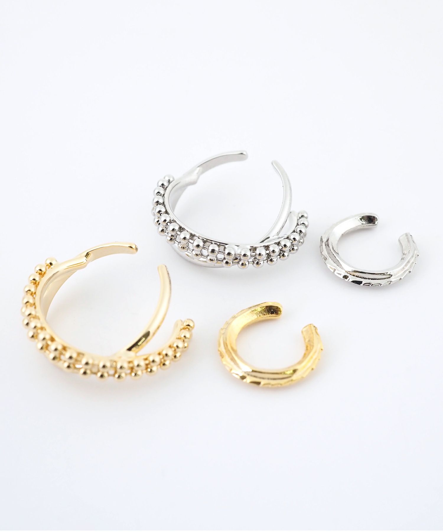 メタルボールセットイヤーカフ【MUK】