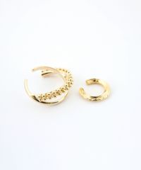 メタルボールセットイヤーカフ【MUK】